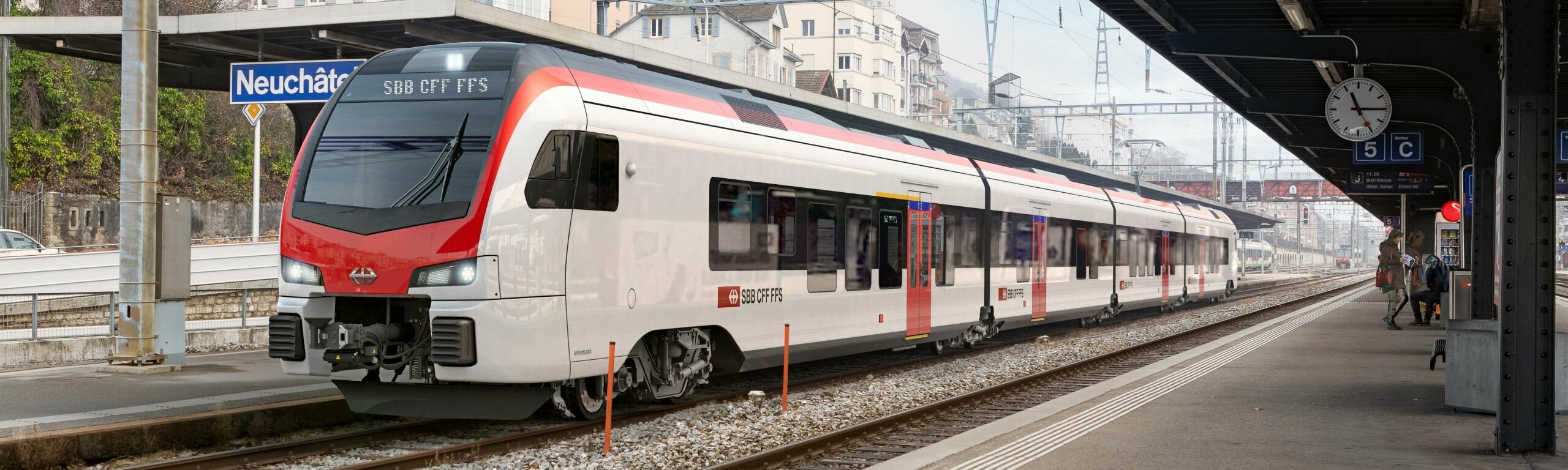 Der neue Zug bietet Niederflureinstieg und Fernverkehrs-Komfort.