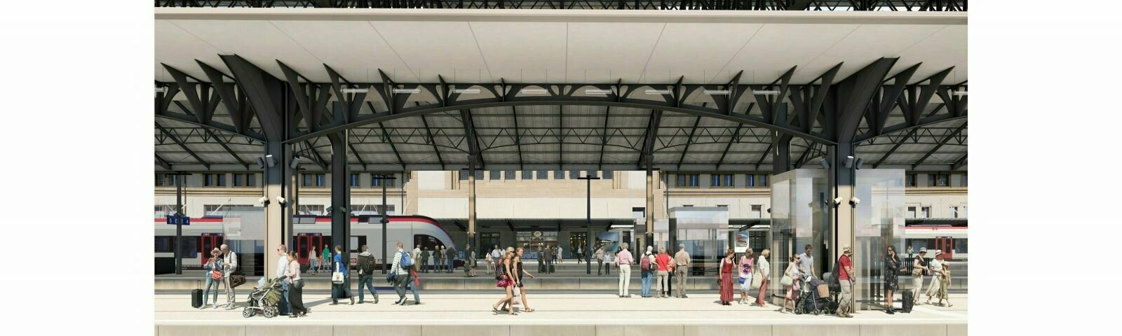 La gare de Lausanne sera modernisée et transformée.