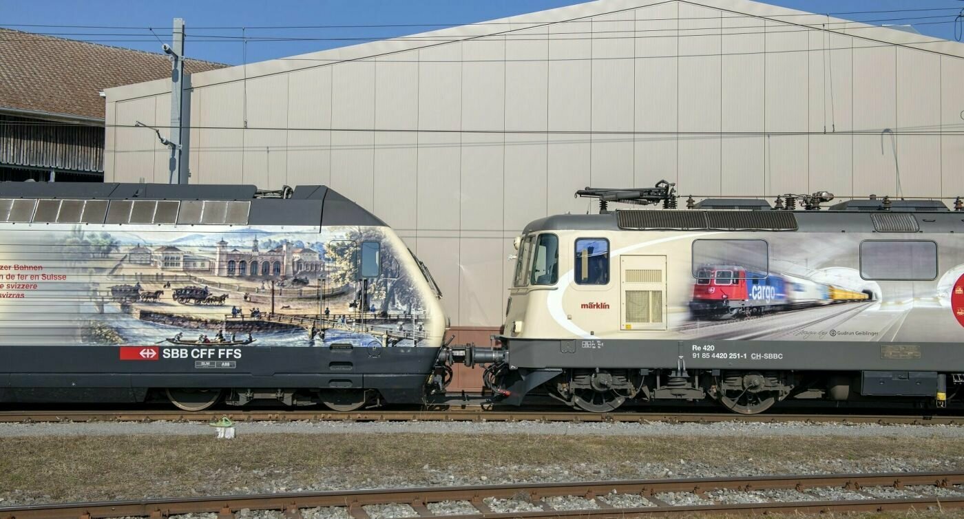 Le due locomotive dell'anniversario