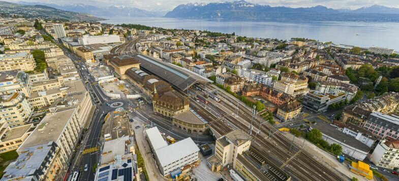 Vorstellung der Bauarbeiten am Bahnhof Lausanne