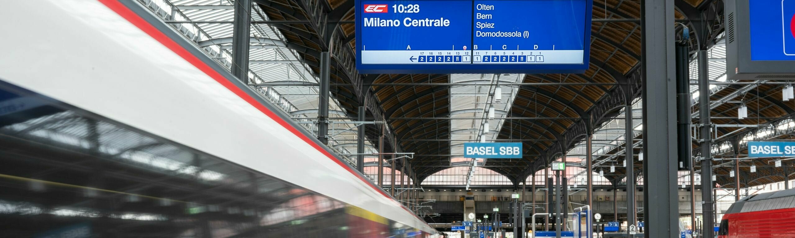 Les nouveaux indicateurs ont d’abord été testé dans les gares de Bâle.