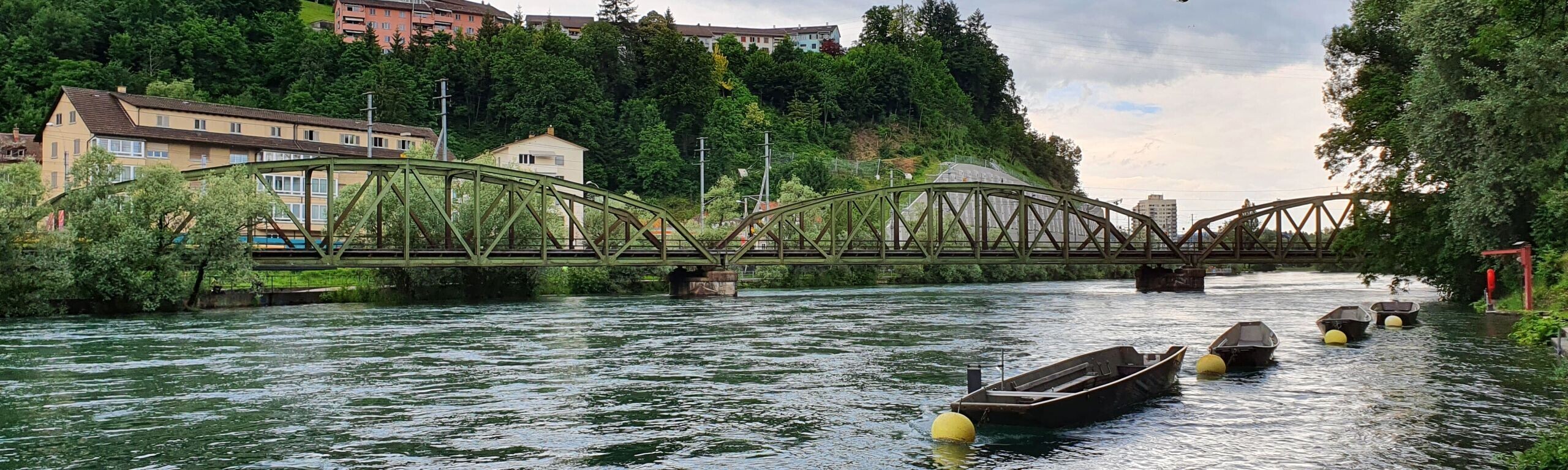 Luzern: Beginn der Instandsetzungsarbeiten an der Reussbrücke Fluhmühle